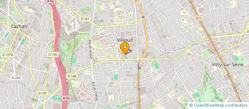 localisation de l'entreprise PROFESSIONNELS DE L'HABITAT à VILLEJUIF