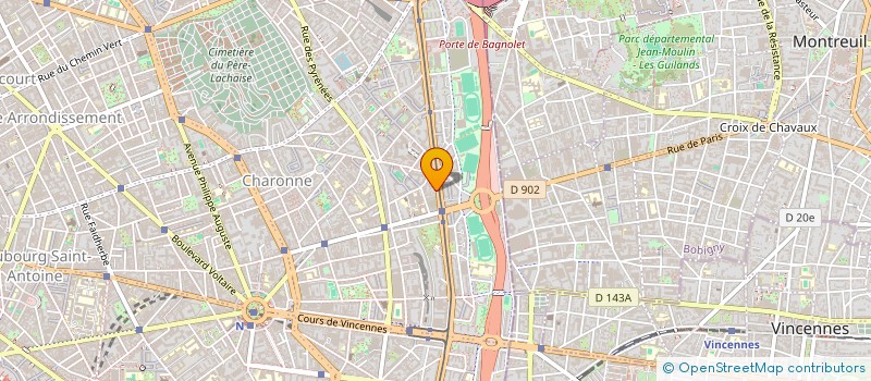 localisation de l'entreprise PROFESSIONNELS DE LEVAGE ET DE MONTAGE à PARIS