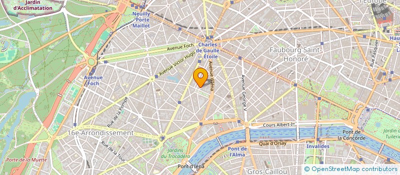 localisation de l'entreprise PROFESSIONNELS EUROPEENS EUROPEAN PROFES  PARIS