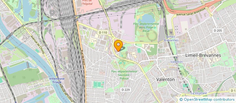 localisation de l'entreprise PROFESSIONNELS INDUSTRIELS COMPOS ELECTR  VALENTON