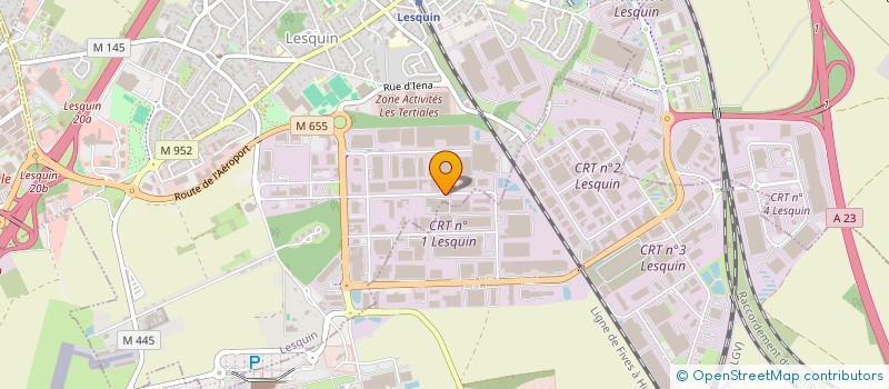 localisation de l'entreprise PROFESSIONNELS LOGISTIQUES SERVICES à LESQUIN