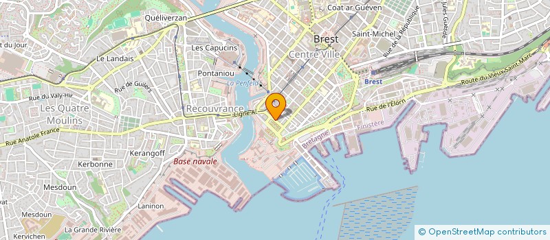 localisation de l'entreprise PROFFICE à BREST