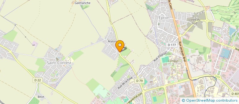 localisation de l'entreprise PROFI  SAINT-CONTEST