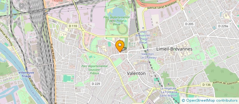 localisation de l'entreprise PROFI ASCENSEURS à VALENTON
