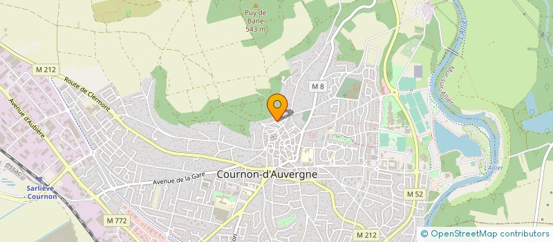 localisation de l'entreprise PROFI SHOPPING à COURNON-D'AUVERGNE