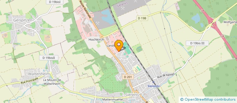 localisation de l'entreprise PROFI VAPEUR à SIERENTZ