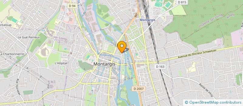 localisation de l'entreprise PROFIBRE 45 à MONTARGIS