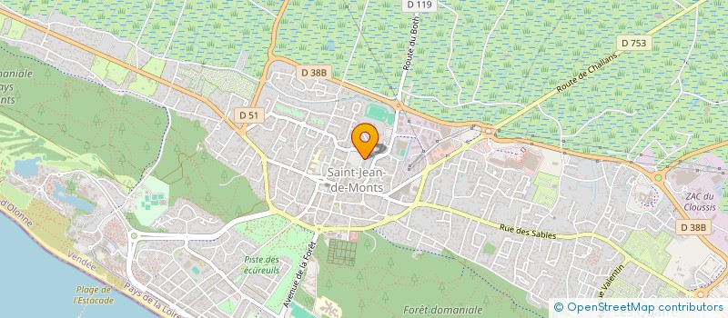 localisation de l'entreprise PROFIGEST  SAINT-JEAN-DE-MONTS