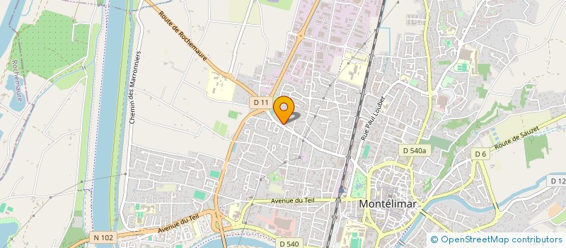 localisation de l'entreprise PROFIL 3  MONTELIMAR