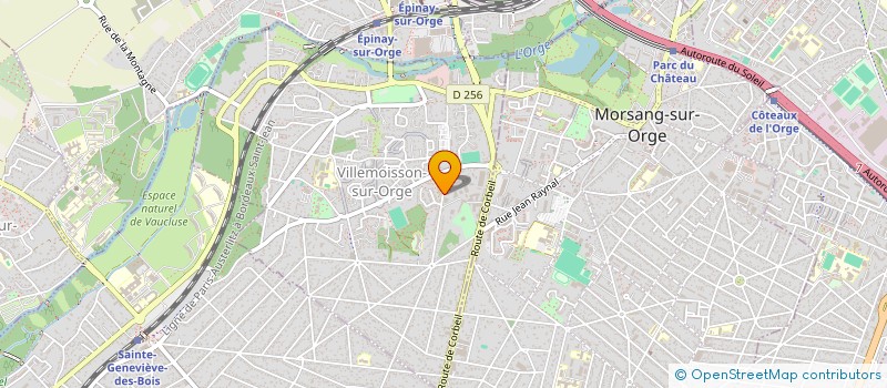 localisation de l'entreprise PROFIL  VILLEMOISSON-SUR-ORGE
