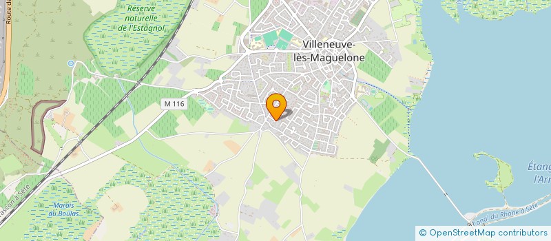 localisation de l'entreprise PROFIL 8 à VILLENEUVE-LES-MAGUELONE
