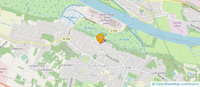 localisation de l'entreprise PROFIL  LA MONTAGNE