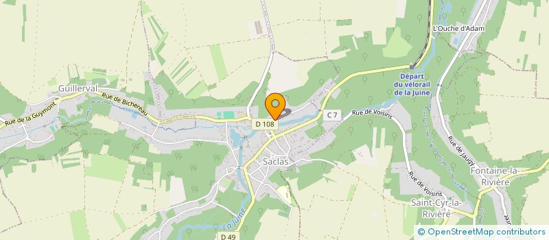 localisation de l'entreprise PROFIL 91 à SACLAS