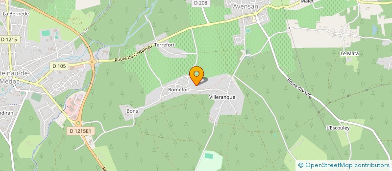 localisation de l'entreprise PROFIL'ALU  AVENSAN