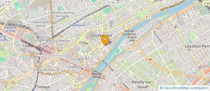 localisation de l'entreprise PROFIL ANGELS à COURBEVOIE