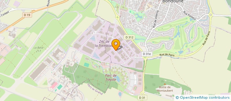 localisation de l'entreprise PROFIL ART GRAPHIQUE à BONDOUFLE