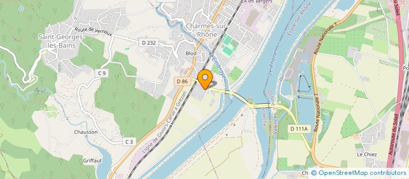 localisation de l'entreprise PROFIL BAIE à LA-VOULTE-SUR-RHONE