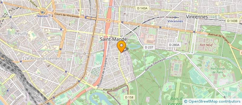 localisation de l'entreprise PROFIL BAT à SAINT-MANDE
