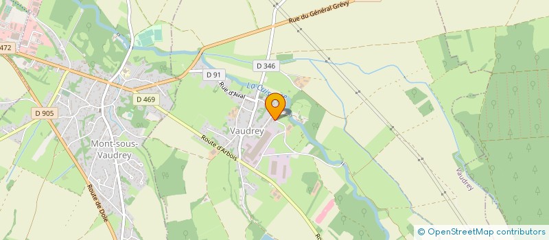 localisation de l'entreprise PROFIL C SARL à VAUDREY