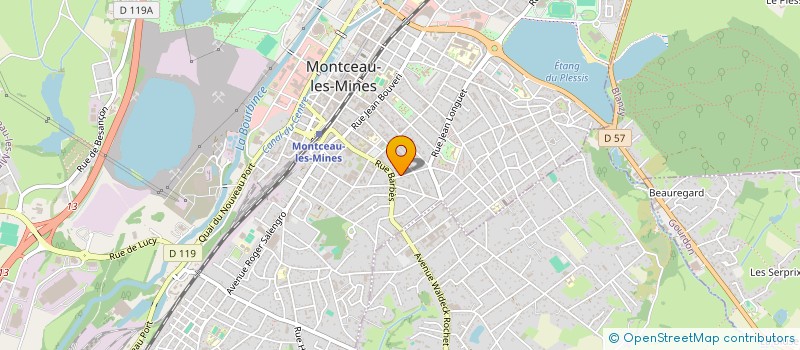 localisation de l'entreprise PROFIL CHAUFFAGE à MONTCEAU-LES-MINES