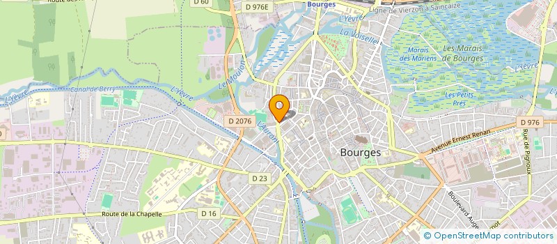 localisation de l'entreprise PROFIL COMMUNICATION ET MARKETING à BOURGES