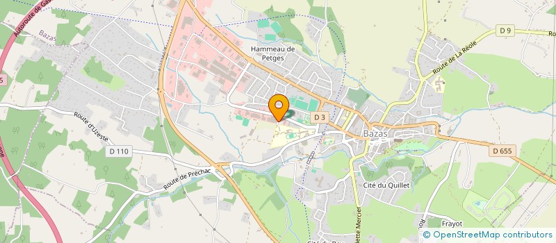 localisation de l'entreprise PROFIL COMPOSITES  BAZAS