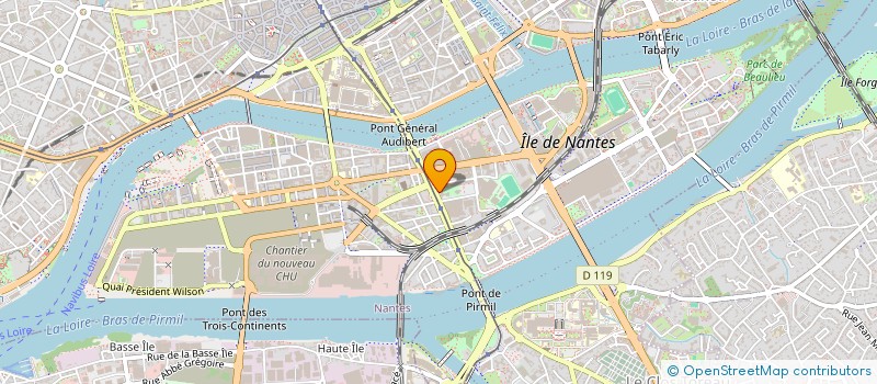localisation de l'entreprise PROFIL DENTAIRE à NANTES
