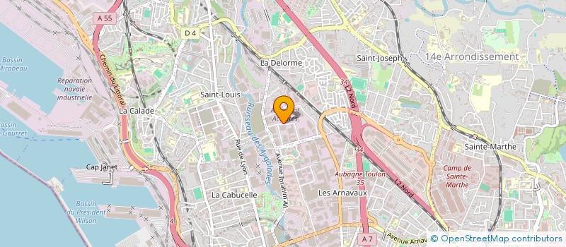 localisation de l'entreprise PROFIL ENERGY  MARSEILLE