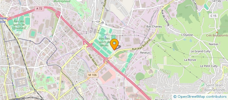 localisation de l'entreprise PROFIL'ESPACE à SAINT-ETIENNE