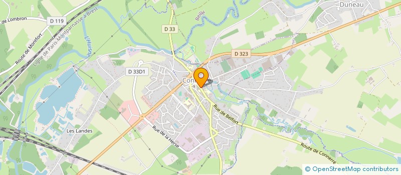 localisation de l'entreprise PROFIL ESTHETIQUE à CONNERRE