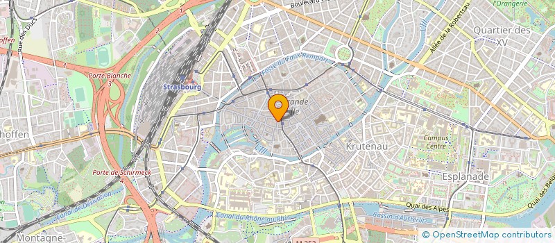 localisation de l'entreprise PROFIL ET PATRIMOINE à STRASBOURG
