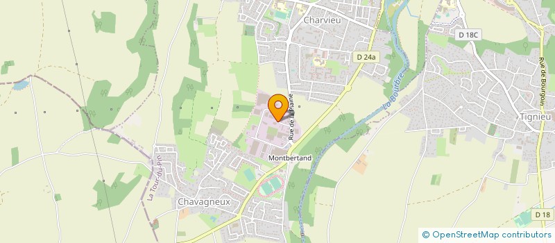 localisation de l'entreprise PROFIL EXPORT  CHARVIEU-CHAVAGNEUX