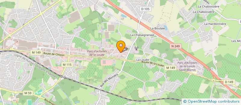 localisation de l'entreprise PROFIL'M à HAUTE-GOULAINE