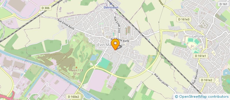 localisation de l'entreprise PROFIL MENUISERIE  EVIN-MALMAISON