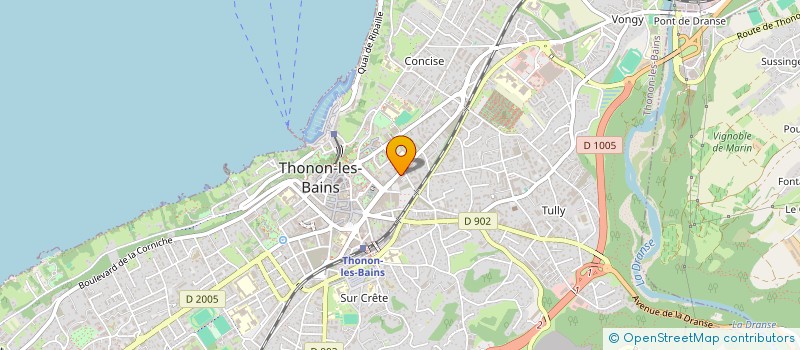 localisation de l'entreprise PROFIL MOTOS THONON à THONON-LES-BAINS