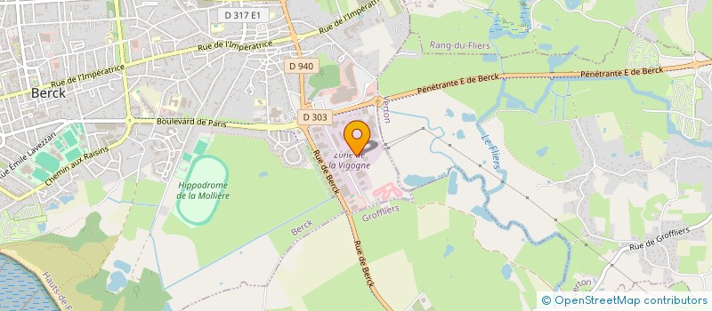 localisation de l'entreprise PROFIL ORTHOPEDIE PROTHESE BERCK  BERCK