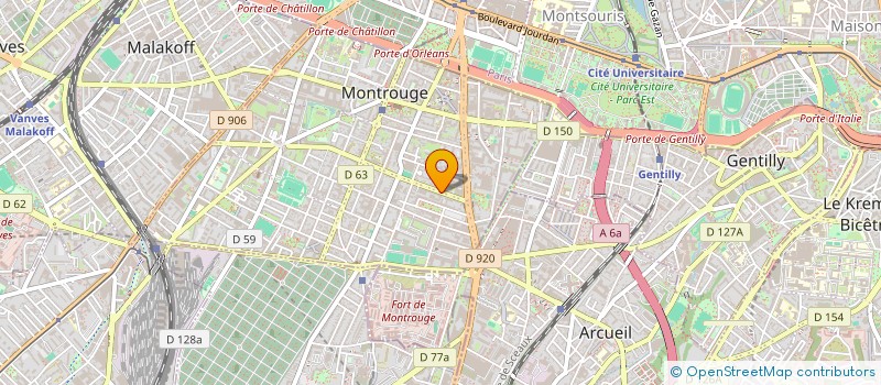 localisation de l'entreprise PROFIL PLUS à MONTROUGE