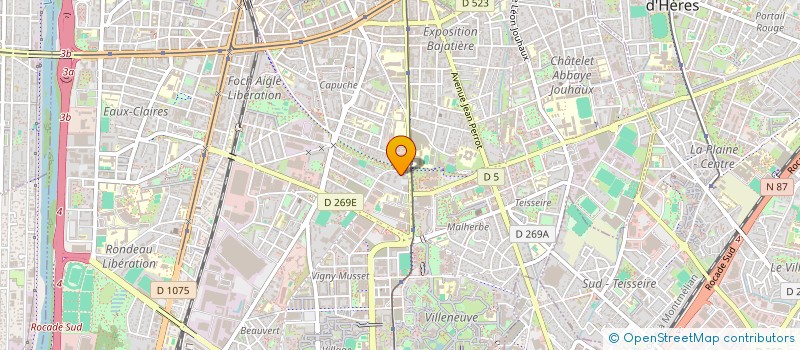 localisation de l'entreprise PROFIL RHONES ALPES à GRENOBLE