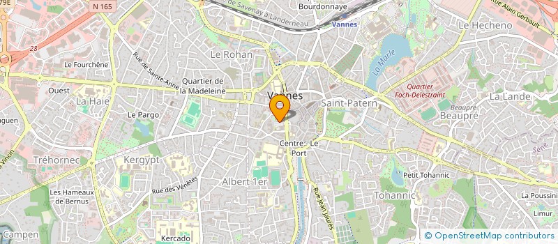 localisation de l'entreprise PROFIL SA à VANNES
