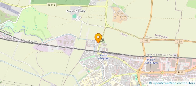 localisation de l'entreprise PROFIL SINGULIER  PLAISIR