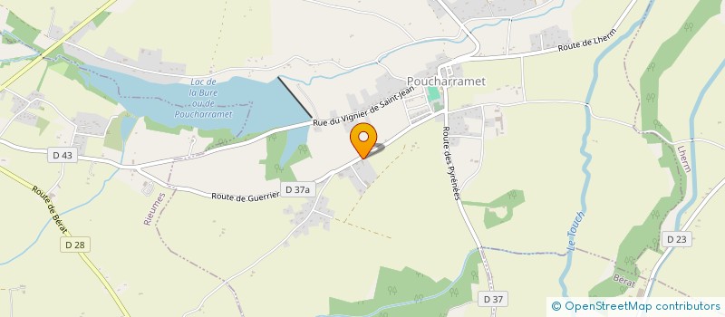 localisation de l'entreprise PROFIL SOLUTION  POUCHARRAMET