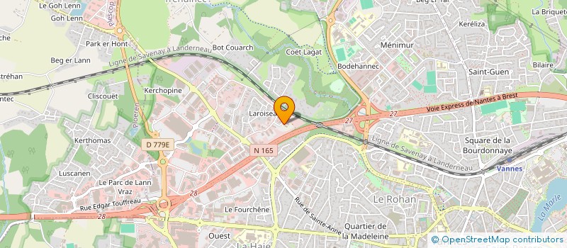 localisation de l'entreprise PROFIL SPA à VANNES