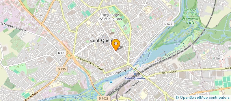 localisation de l'entreprise PROFIL TEMPS DANSE à SAINT-QUENTIN