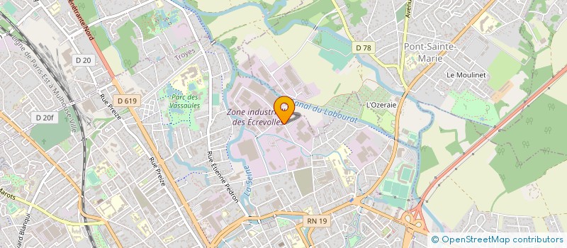 localisation de l'entreprise PROFIL TP à TROYES