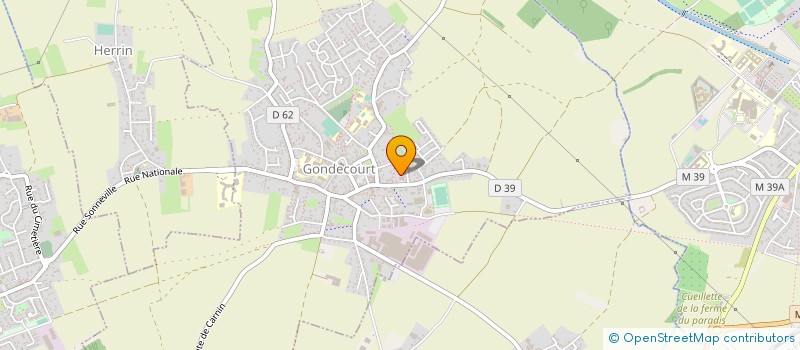 localisation de l'entreprise PROFILAGE à GONDECOURT
