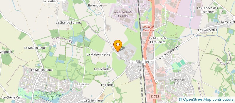 localisation de l'entreprise PROFILAGE INTERIM à LA ROCHE-SUR-YON