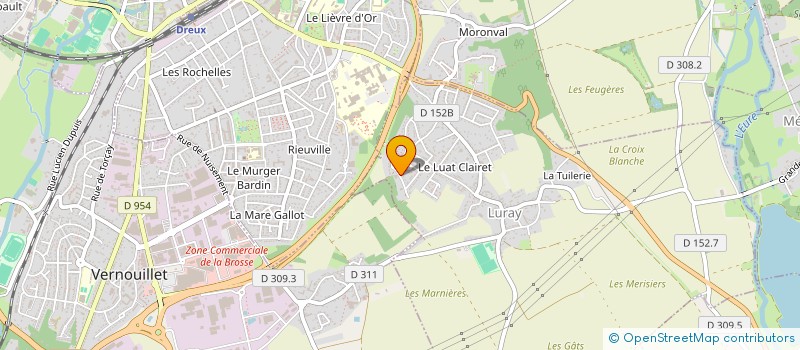 localisation de l'entreprise PROFILAIR SA à VERNOUILLET
