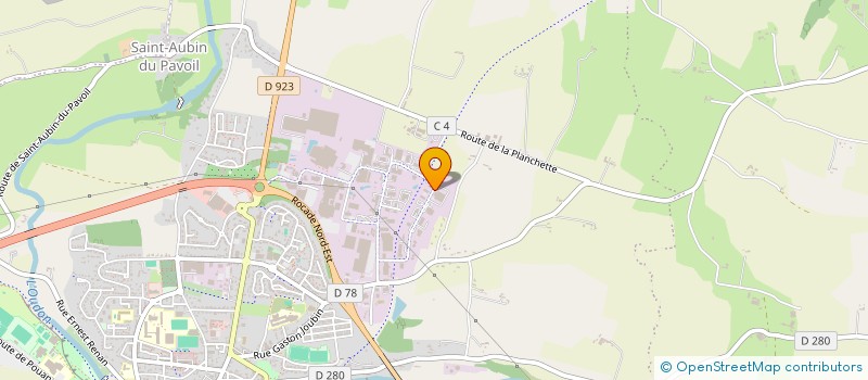 localisation de l'entreprise PROFILBOX  SEGRE-EN-ANJOU BLEU