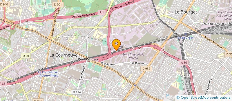 localisation de l'entreprise PROFILFER FRANCE à LA COURNEUVE
