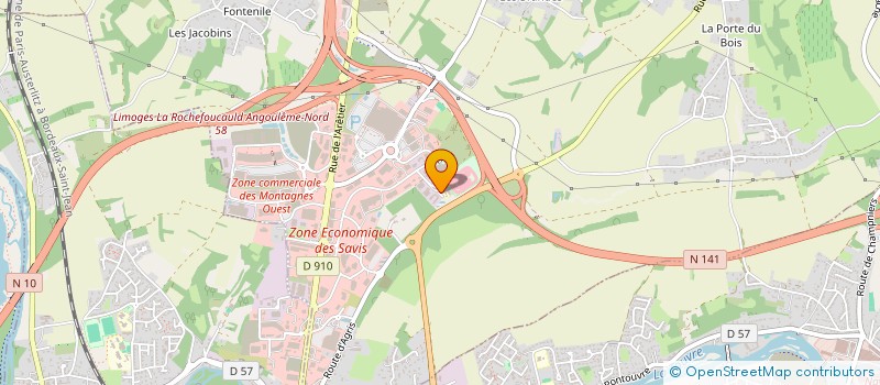 localisation de l'entreprise PROFILKART à CHAMPNIERS